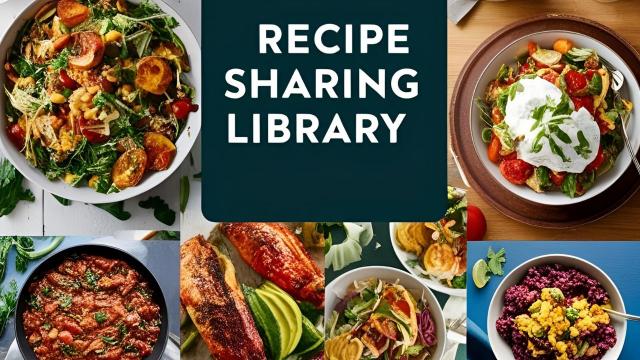 Recipe Sharing Library: A Community-Driven Hub for Food Enthusiasts