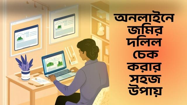 অনলাইনে জমির দলিল চেক করার সহজ উপায়