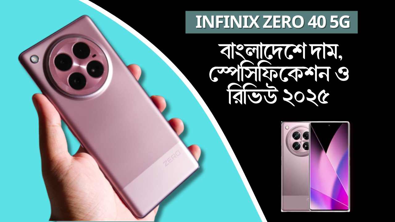 Infinix Zero 40 5G: বাংলাদেশে দাম, স্পেসিফিকেশন ও রিভিউ ২০২৫